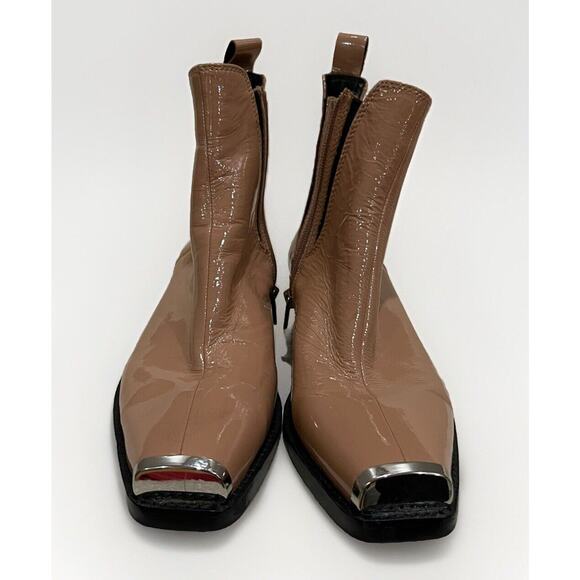 Jeffrey Campbell Tan Ankle Boots - Picture 2 of 10